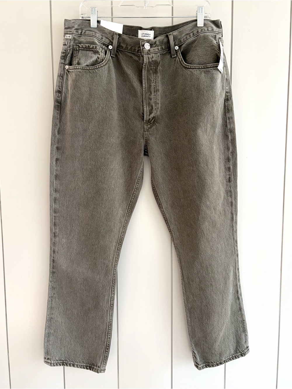 Citizens Of Humanity Jolene High Rise Vintage Straight Jean in Storm wash, Sz 31